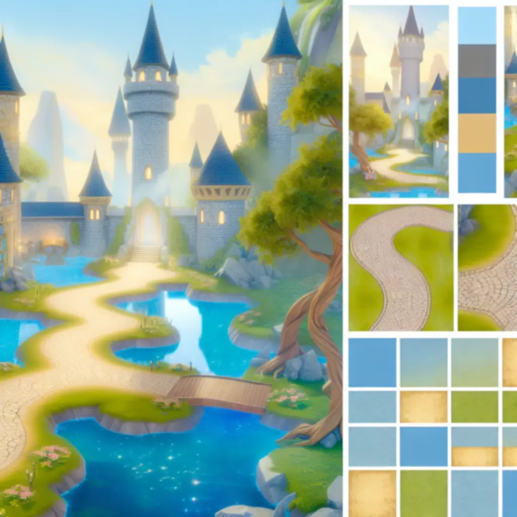 Zachwycająca panorama zamku z Castle Ramble Premium podczas rozgrywki