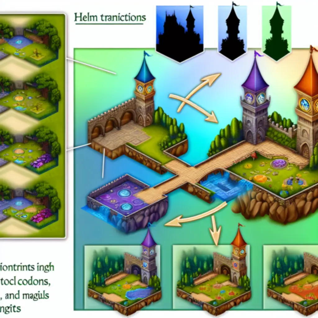 Zapowiedź różnych poziomów: biblioteka, ogrody i wieża mechanizmów w Castle Ramble Premium