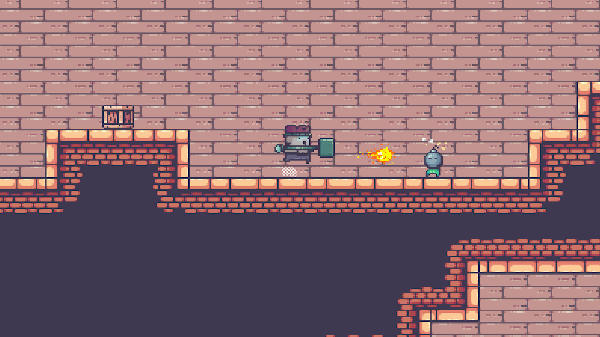 Mosty spinające wyspy wokół zamku